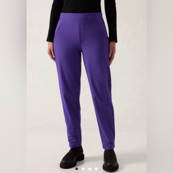 Athleta Pants - *NWT* Athleta Brooklyn Lined Pant Purple Blue Size 16